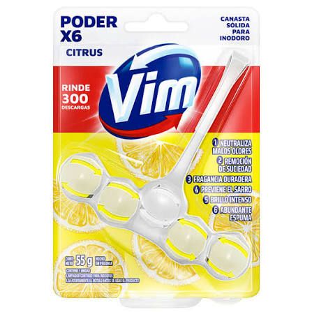 VIM CANASTA CITRUS PODER X6