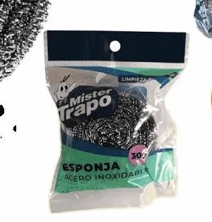 ESPONJA DE ACERO MR TRAPO 30GR